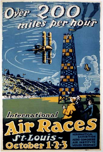 1923 St. Louis Missouri Air Race Poster